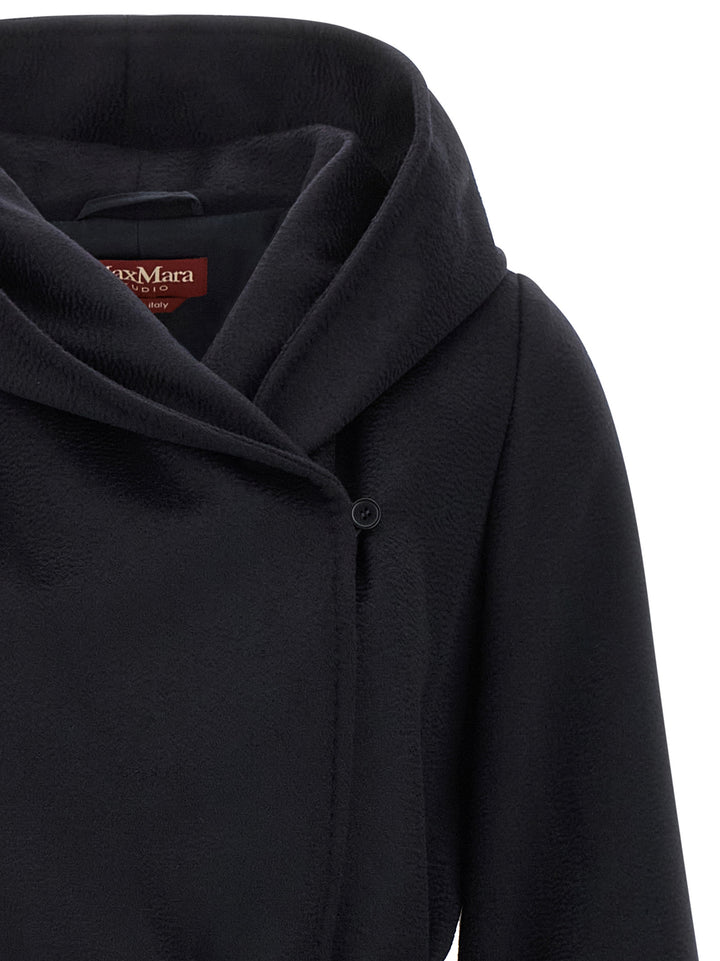 Max Mara Blue Wool Coat