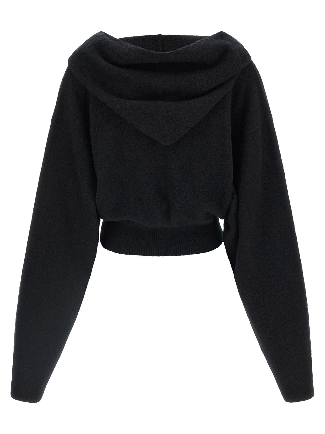 Rick Owens Black Cashmere Sweatshirt