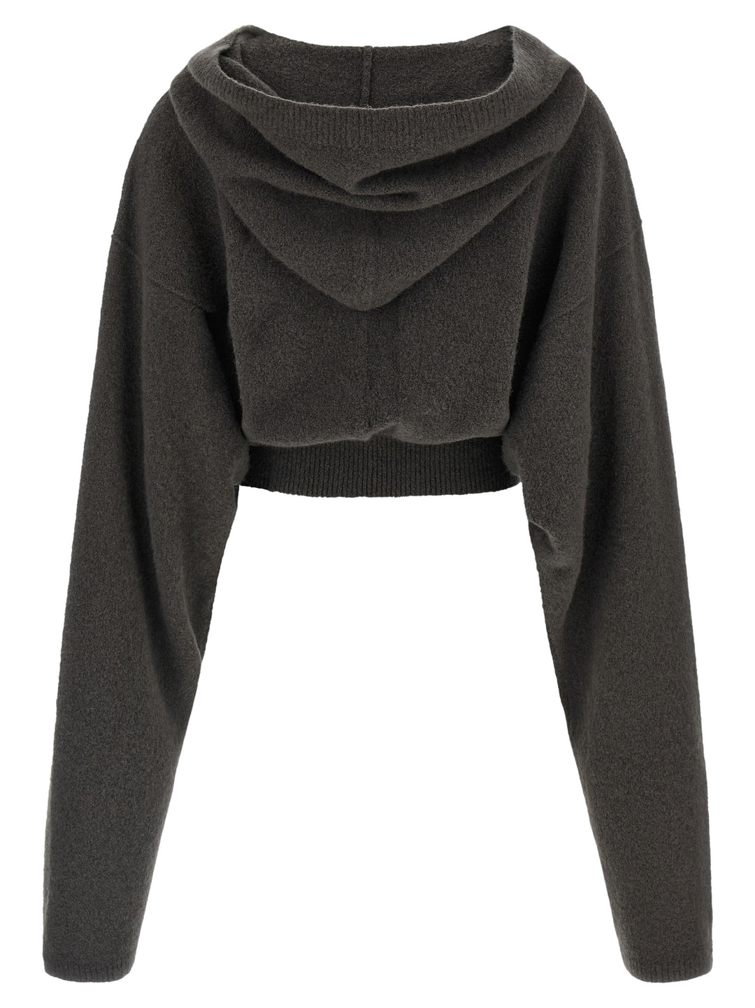 Rick Owens Gray Cashmere Hoodie