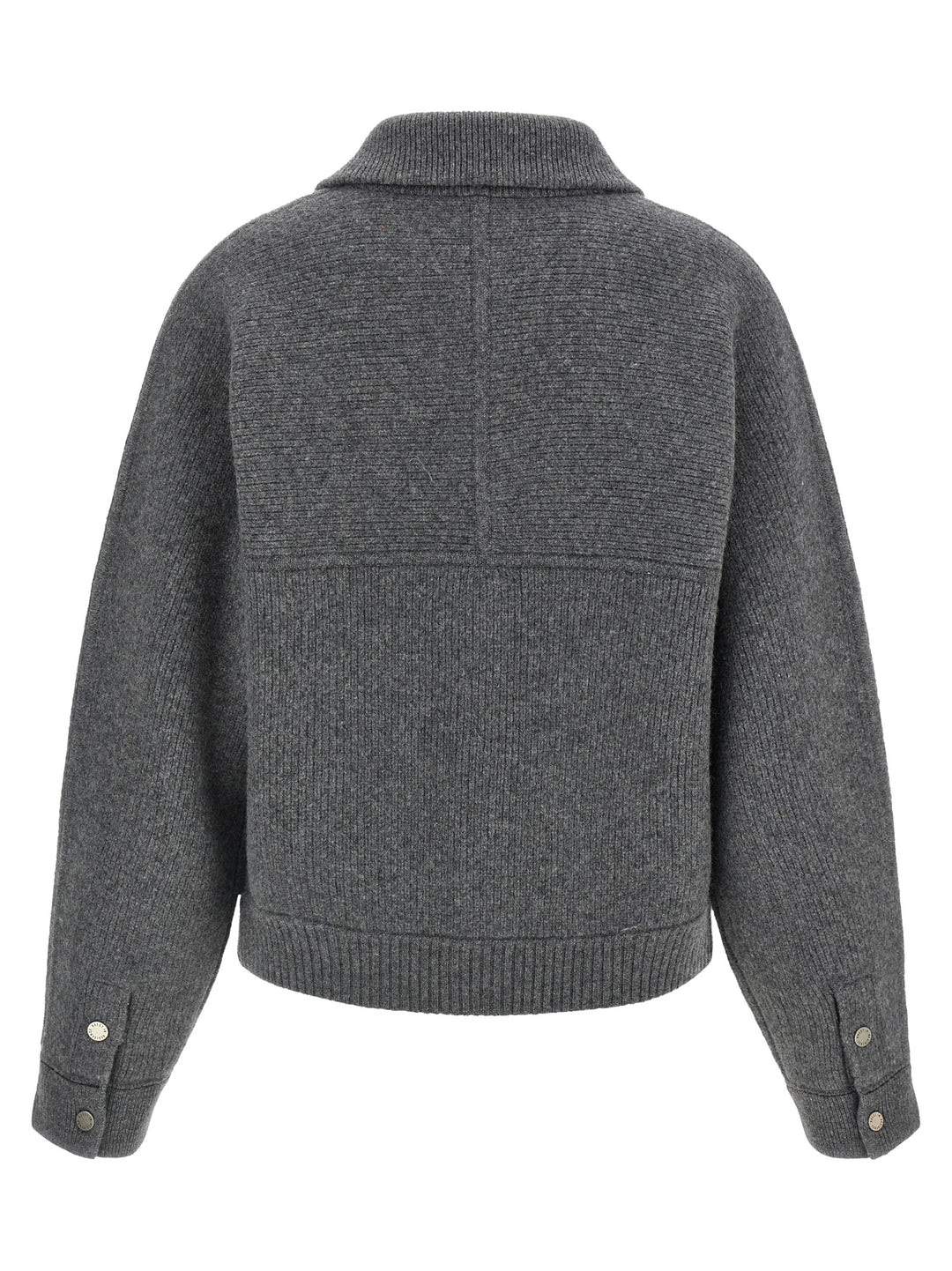 Guest in Residence Gray Wool Bomber
