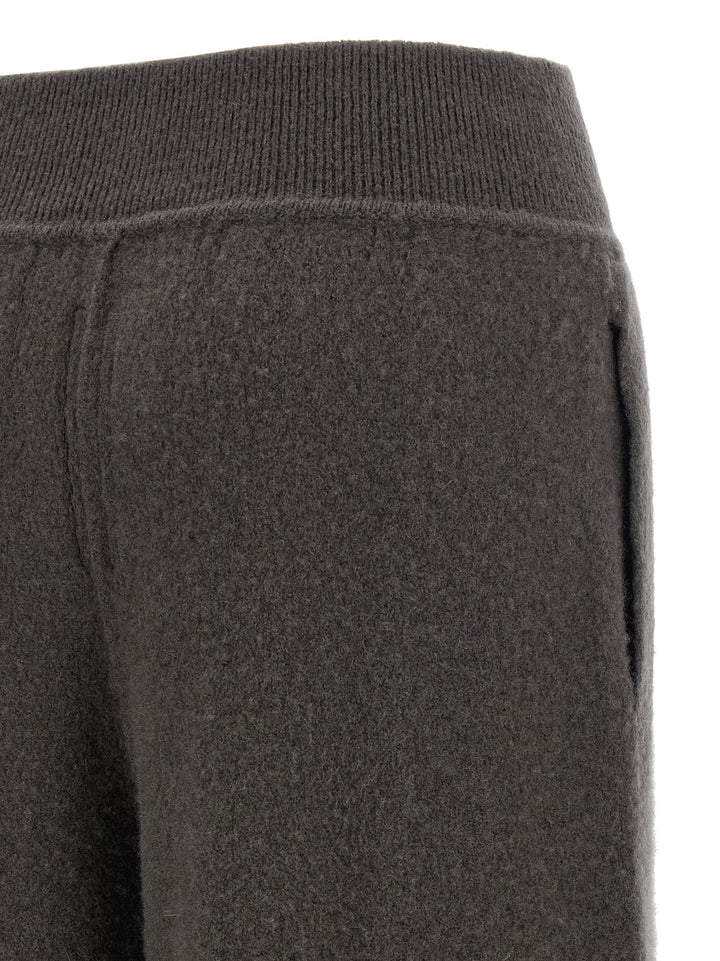 Rick Owens Gray Cashmere Casual Pants