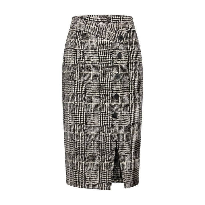 Baldinini Trend White Cotton Women Skirt