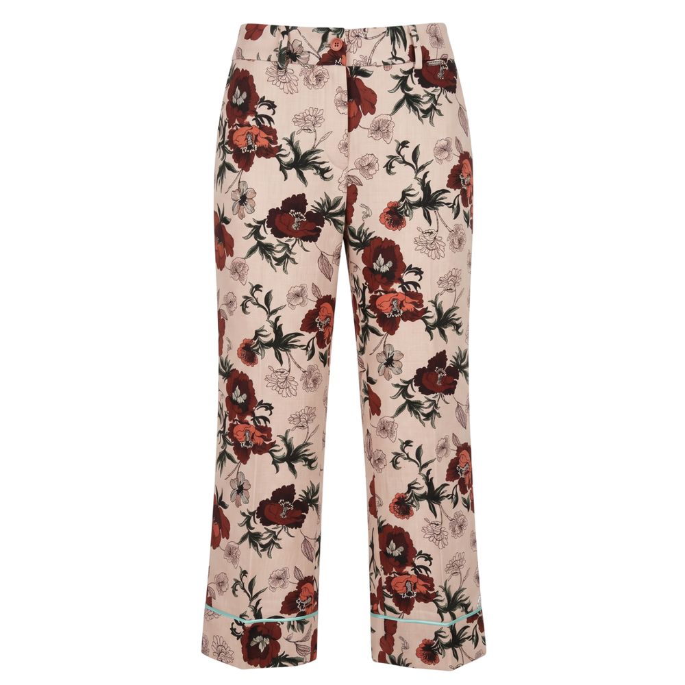 Baldinini Trend Pink Cotton Women Pant