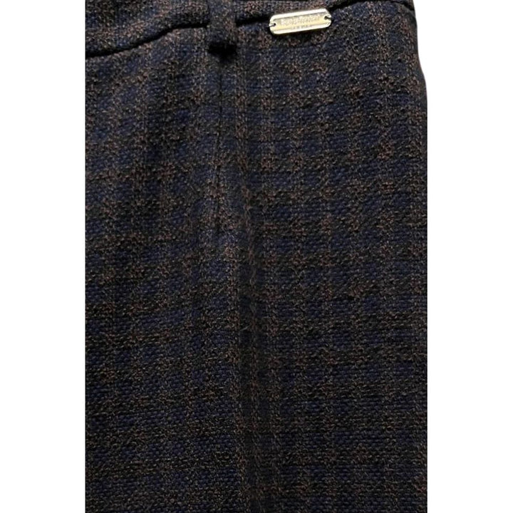 Baldinini Trend Blue Cotton Women Pants