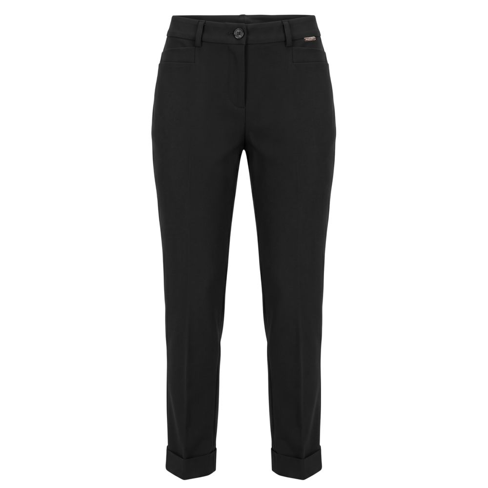 Baldinini Trend Black Viscose Women Pant