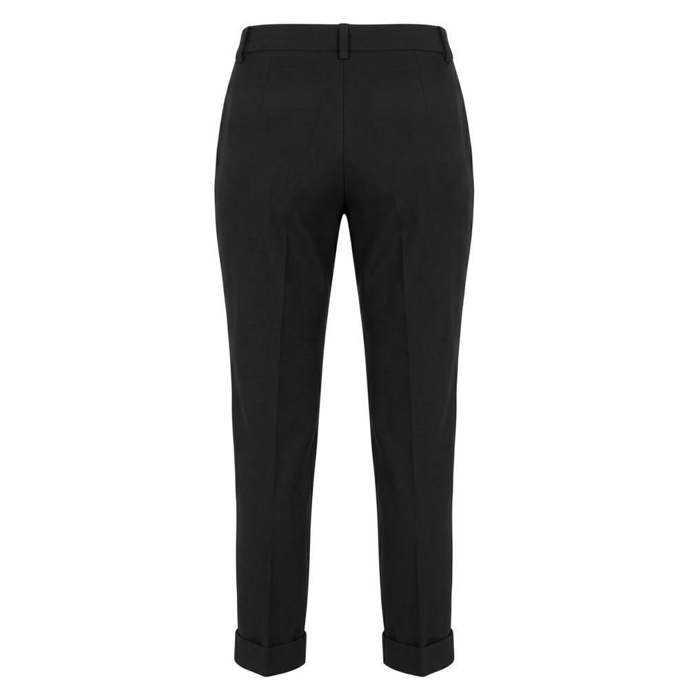 Baldinini Trend Black Viscose Women Pant