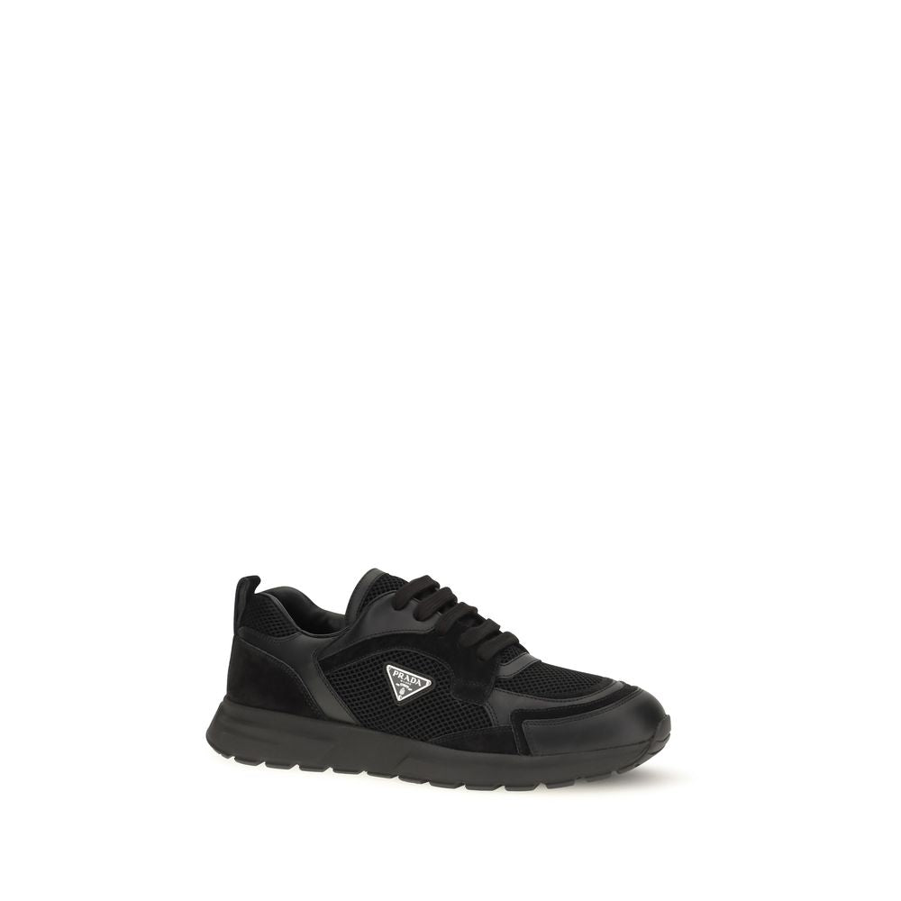 Prada Black Fabric Athletic Sneakers