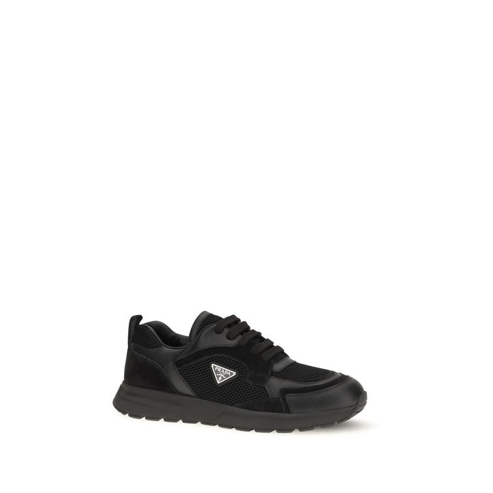 Prada Black Fabric Athletic Sneakers