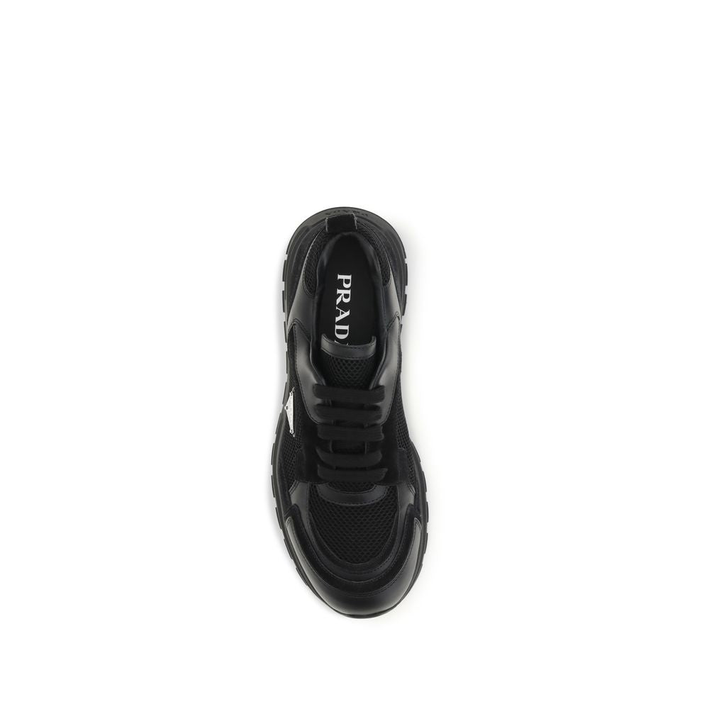 Prada Black Fabric Athletic Sneakers