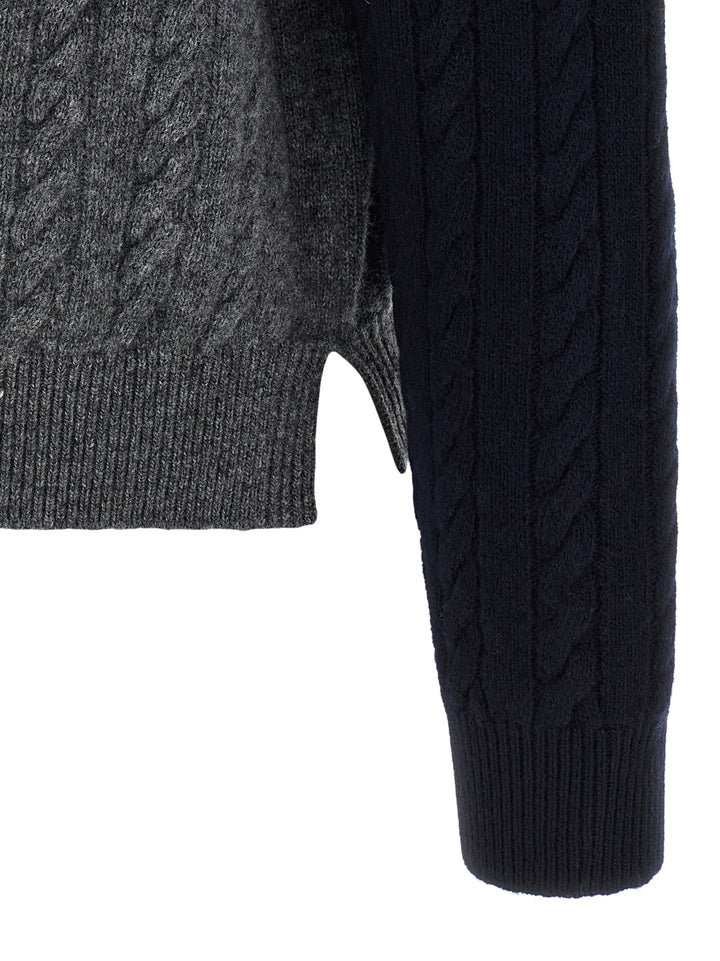 Ferragamo Multicolor Virgin Wool Cardigan