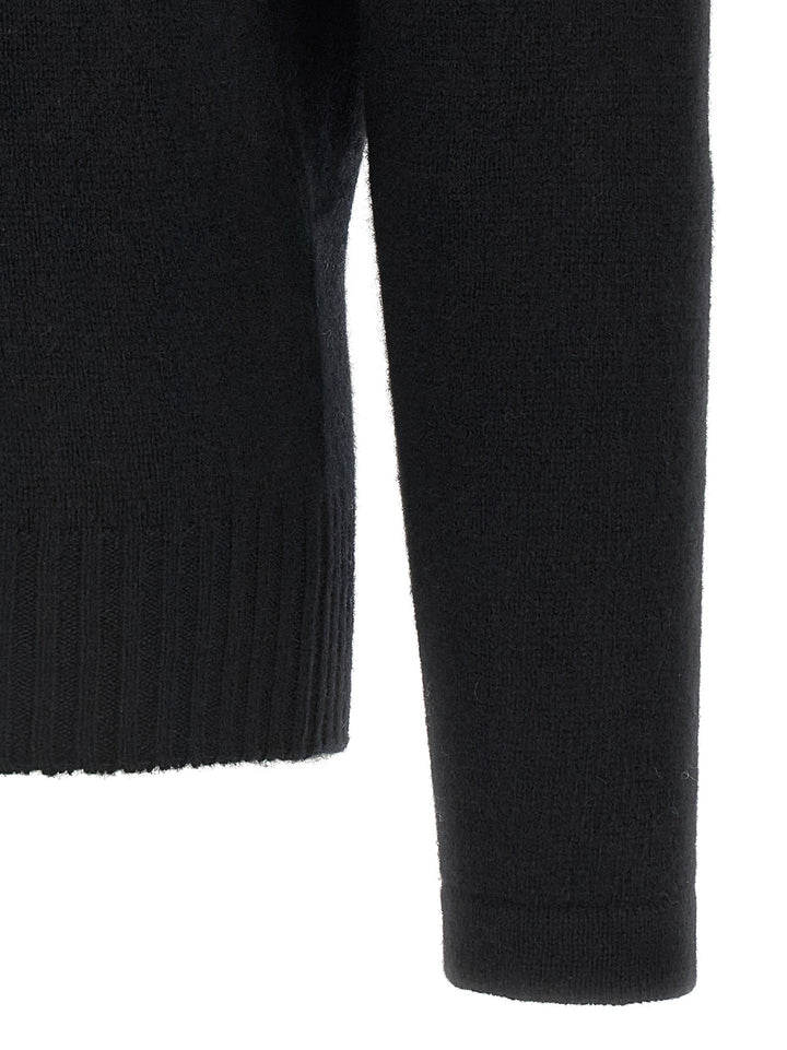 Alberta Ferretti Black Cashmere Cardigan