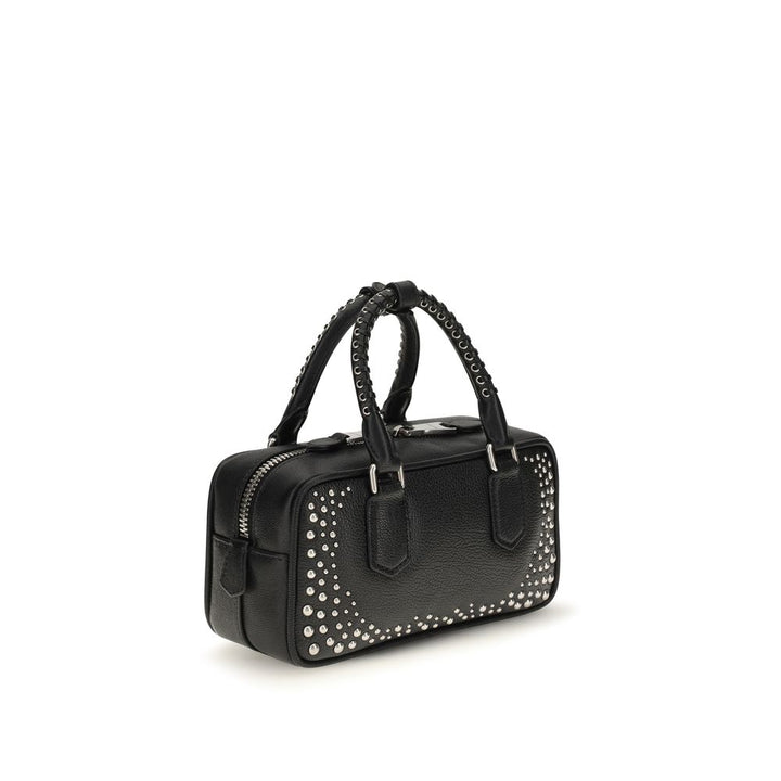 Miu Miu Black Calf Leather Bos Taurus Shoulder Bag