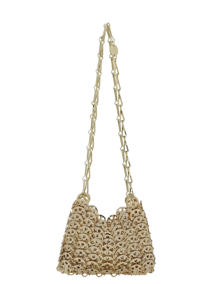 Paco Rabanne Gold Brass Shoulder Bag