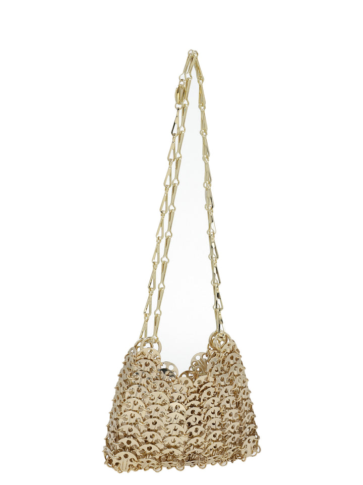 Paco Rabanne Gold Brass Shoulder Bag