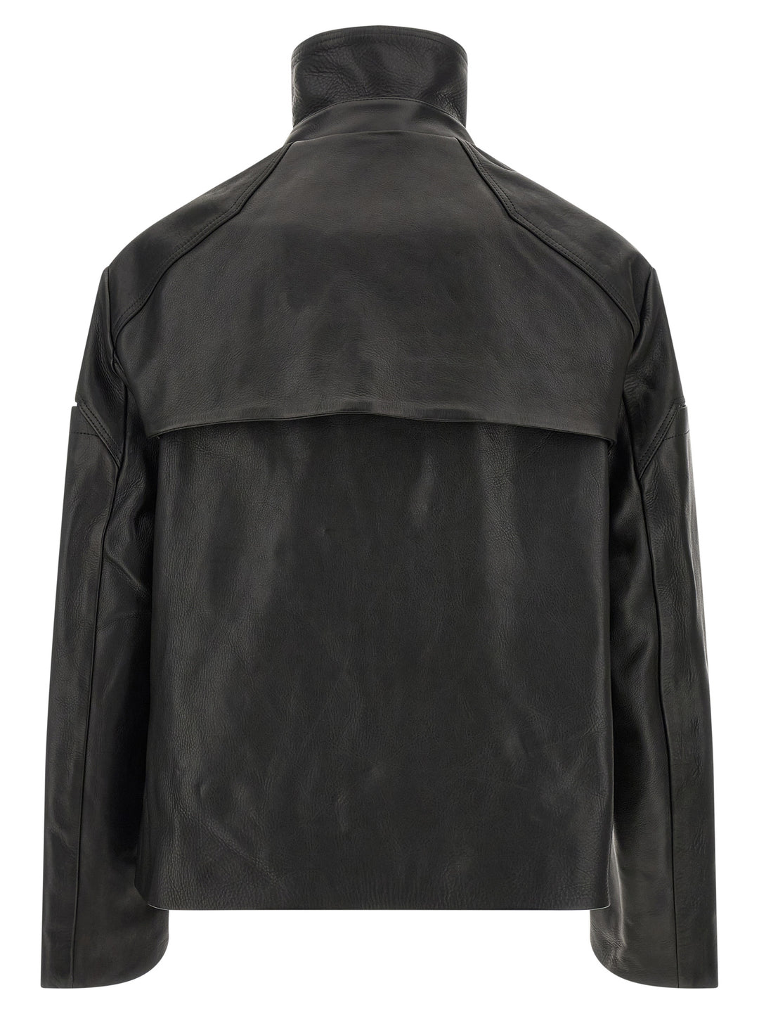 Rick Owens Black Calfskin Leather Jacket
