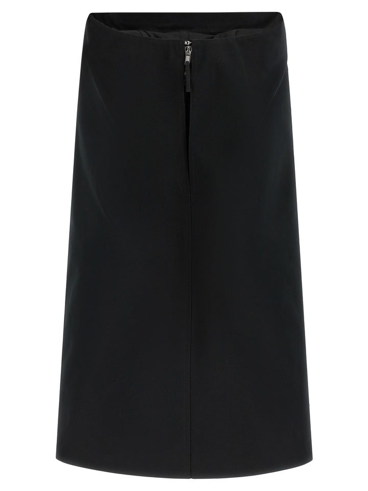 Rick Owens Black Polyester Short Dress