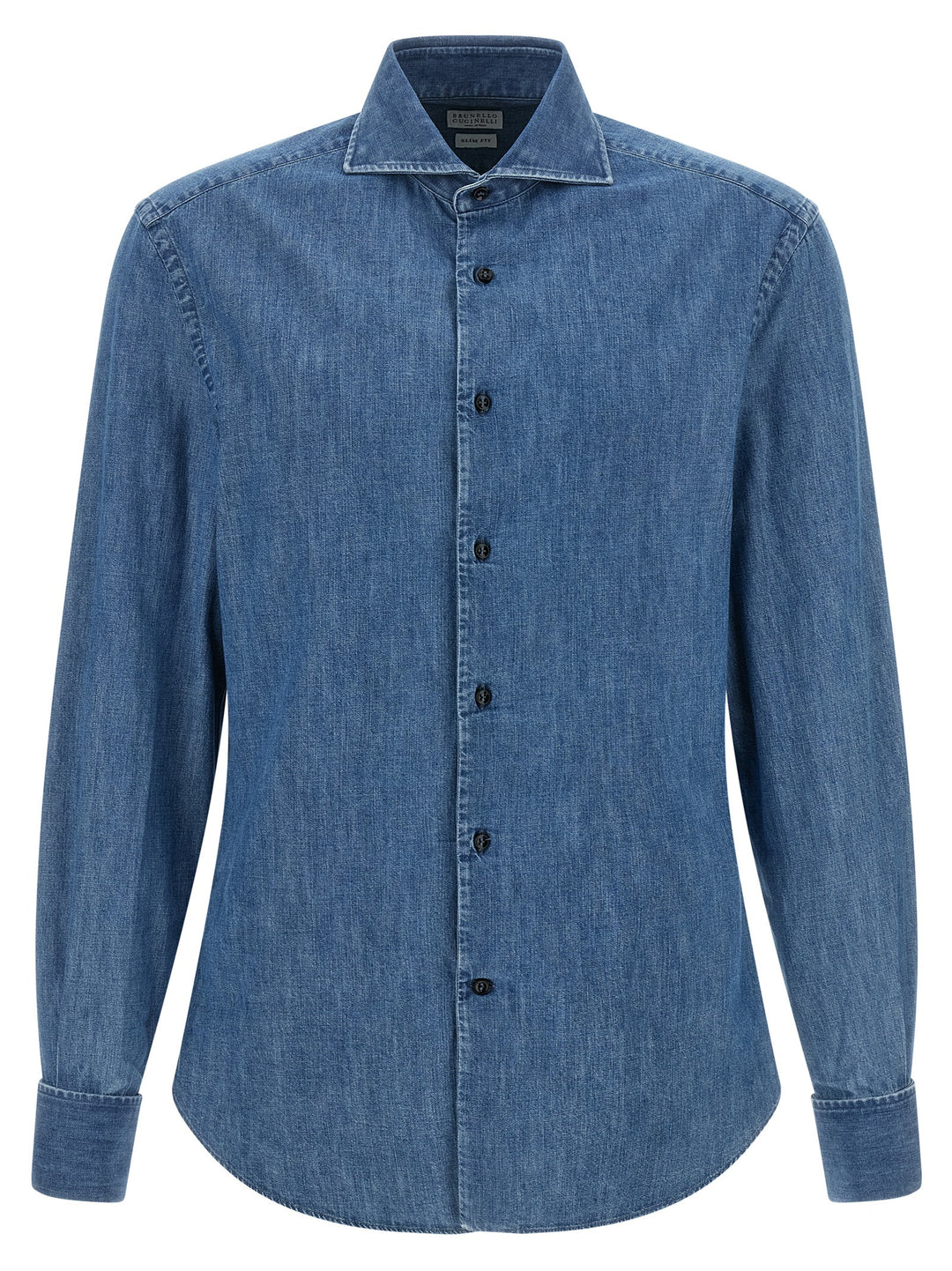 Brunello Cucinelli Blue Cotton Blouse