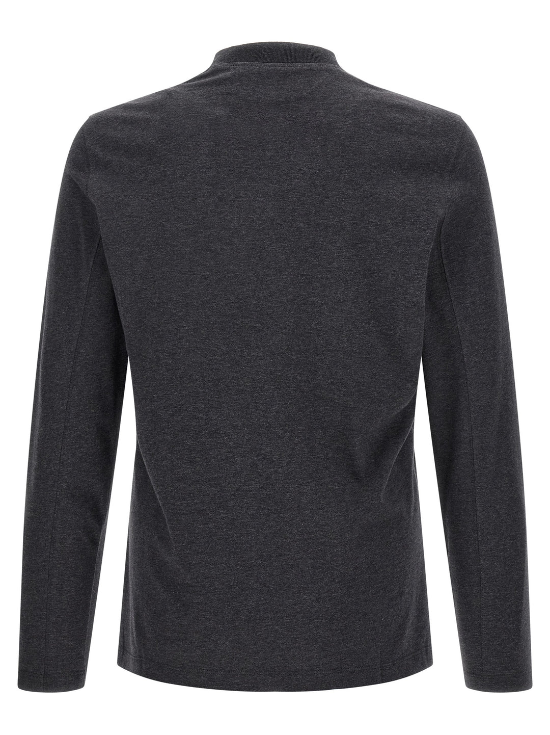 Brunello Cucinelli Gray Cotton T-Shirt