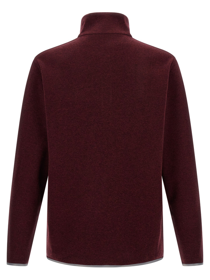 Brunello Cucinelli Bordeaux Cashmere Sweatshirt