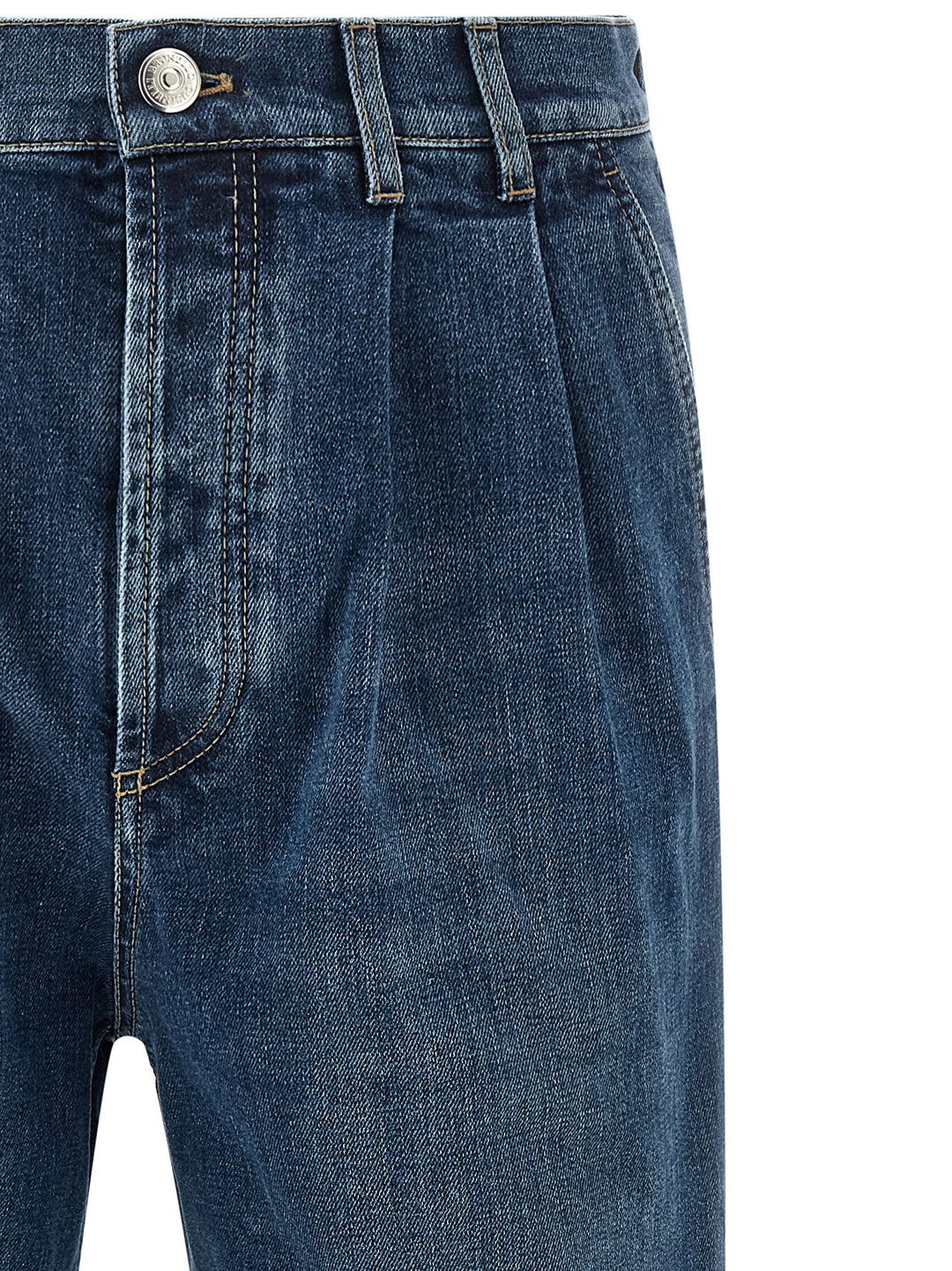 Brunello Cucinelli Blue Cotton Jeans Denim