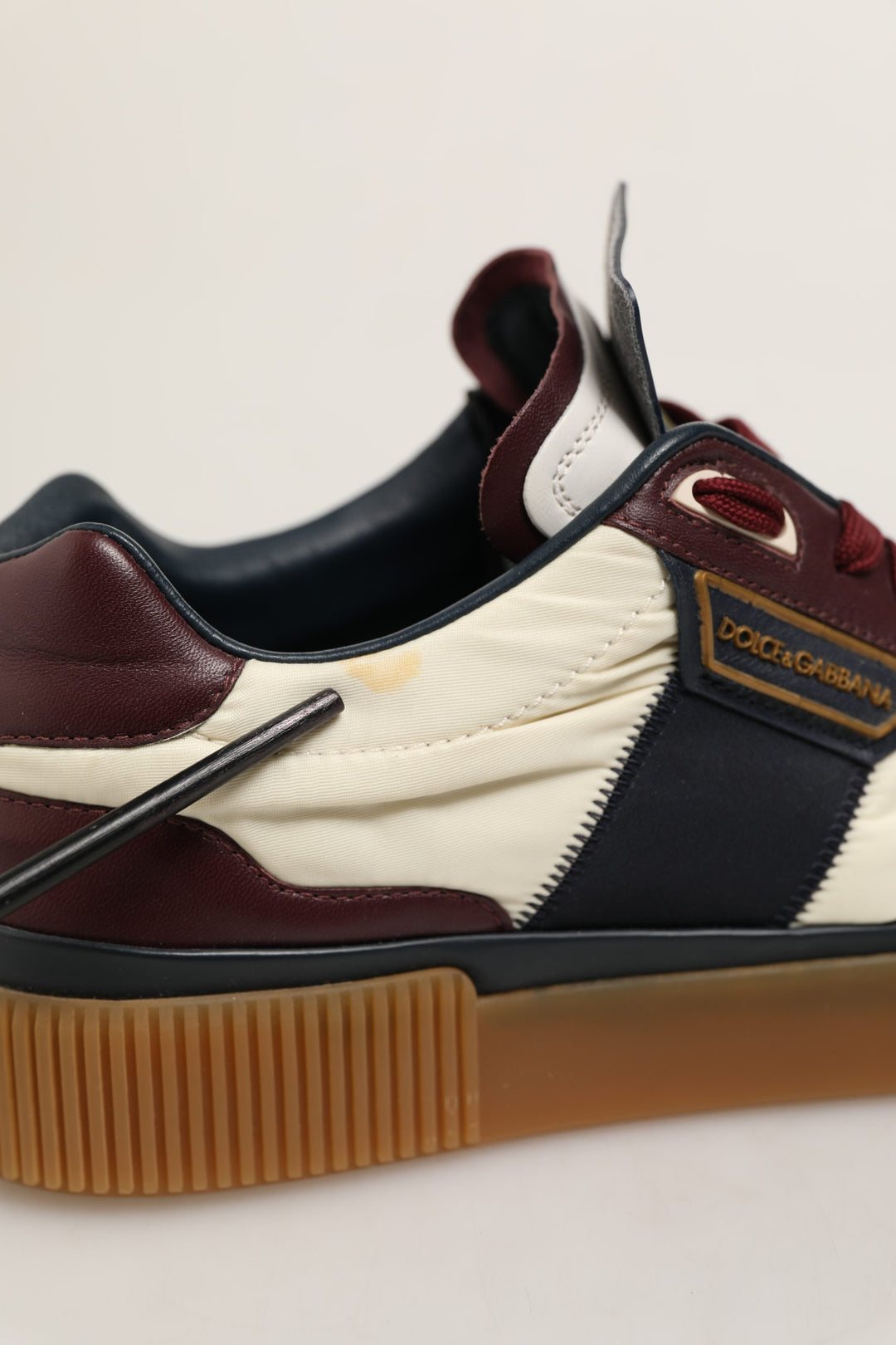 Dolce &amp; Gabbana Multicolor Leather MIAMI Sneakers Shoes