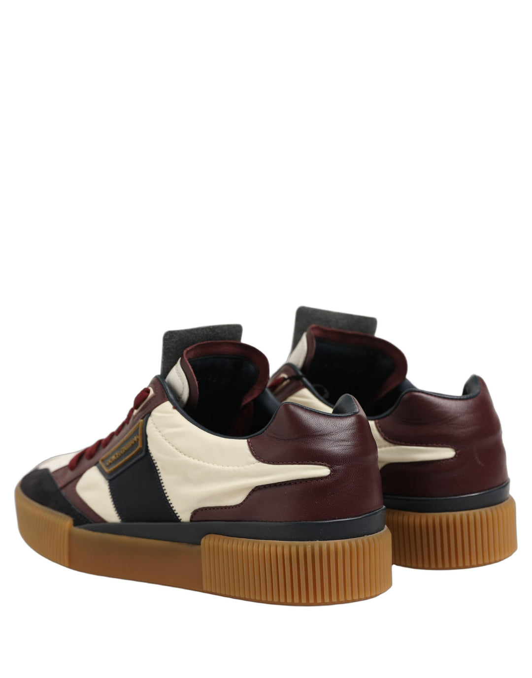 Dolce &amp; Gabbana Multicolor Leather MIAMI Sneakers Shoes