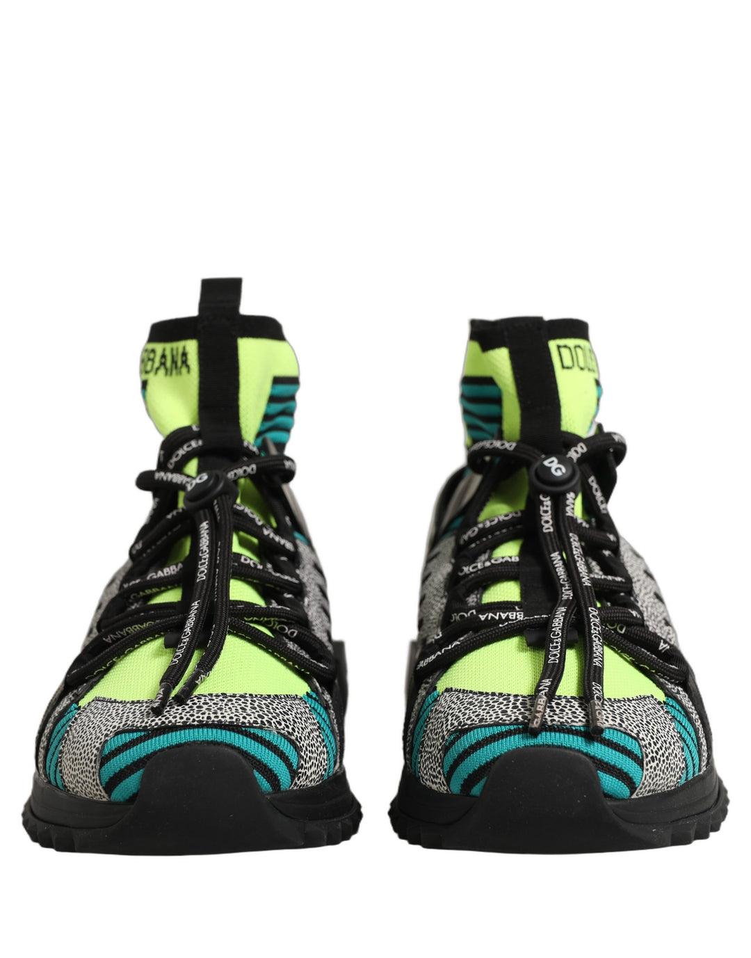 Dolce &amp; Gabbana Multicolor Sorrento Socks Men Sneakers Shoes