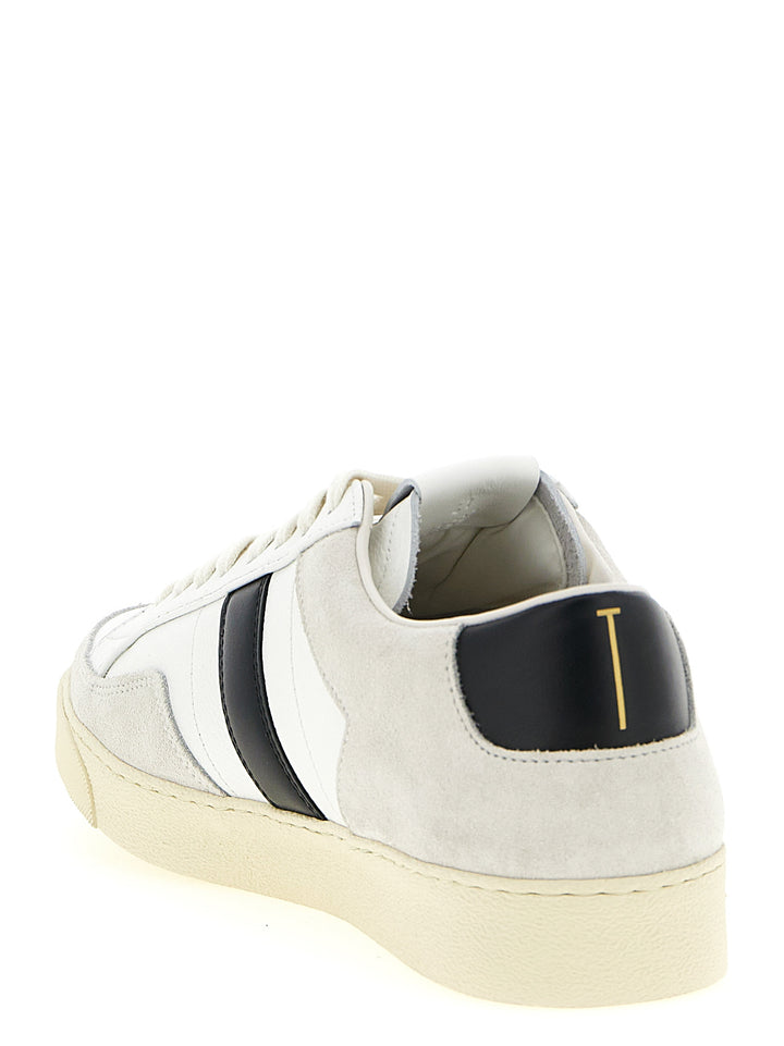Tom Ford Bicolor Leather Low Top Sneakers