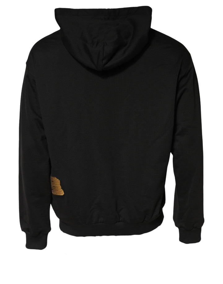Dolce &amp; Gabbana Black DG Logo Hoodie Men Sweatshirt Sweater