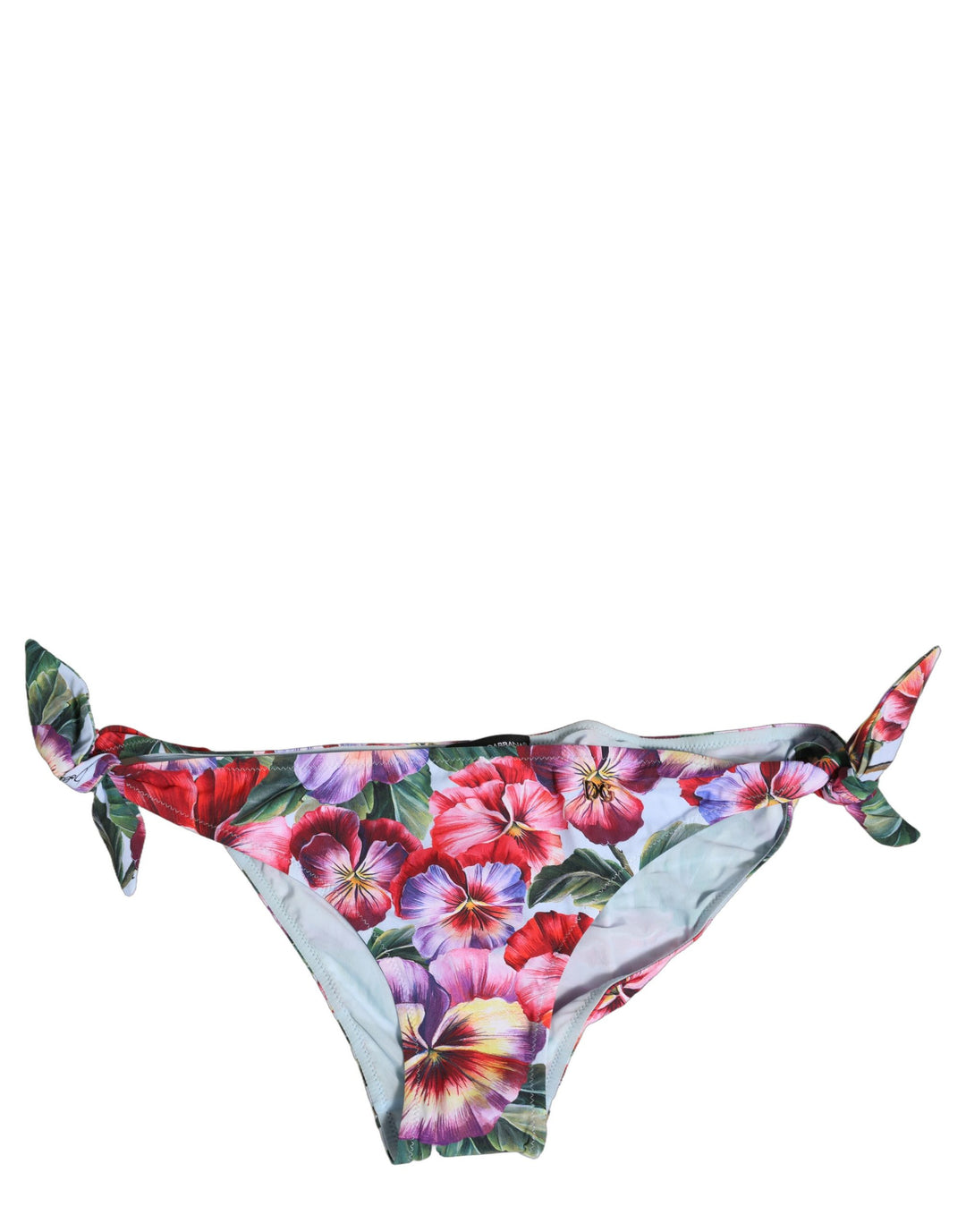 Dolce &amp; Gabbana Multicolor Floral Swimsuit Bikini Bottom Swimwear
