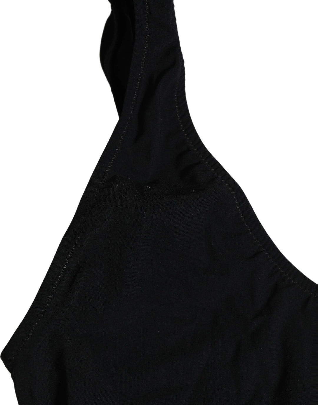 Dolce &amp; Gabbana Black Cutout Logo One Piece Swimsuit Swimwear