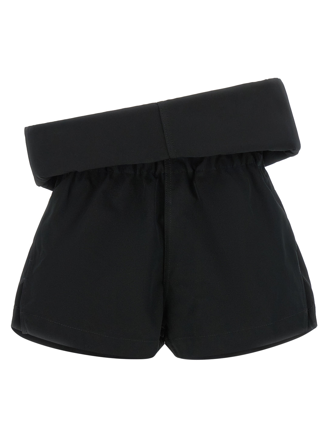 Rick Owens Black Polyester Bermuda Shorts