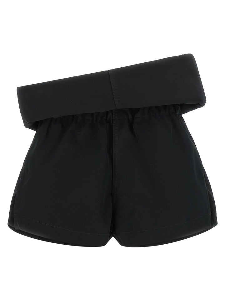 Rick Owens Black Polyester Bermuda Shorts