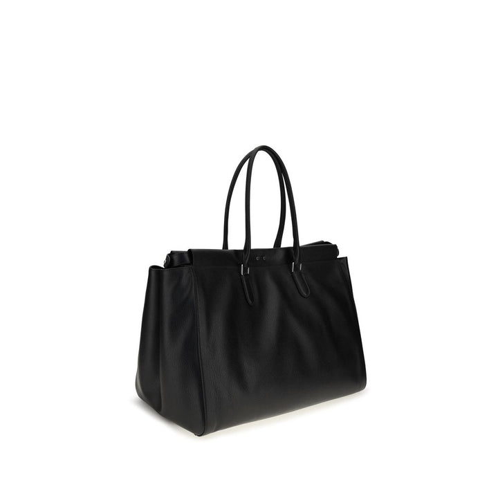 Fendi Black Calf Leather Bos Taurus Shoulder Bag