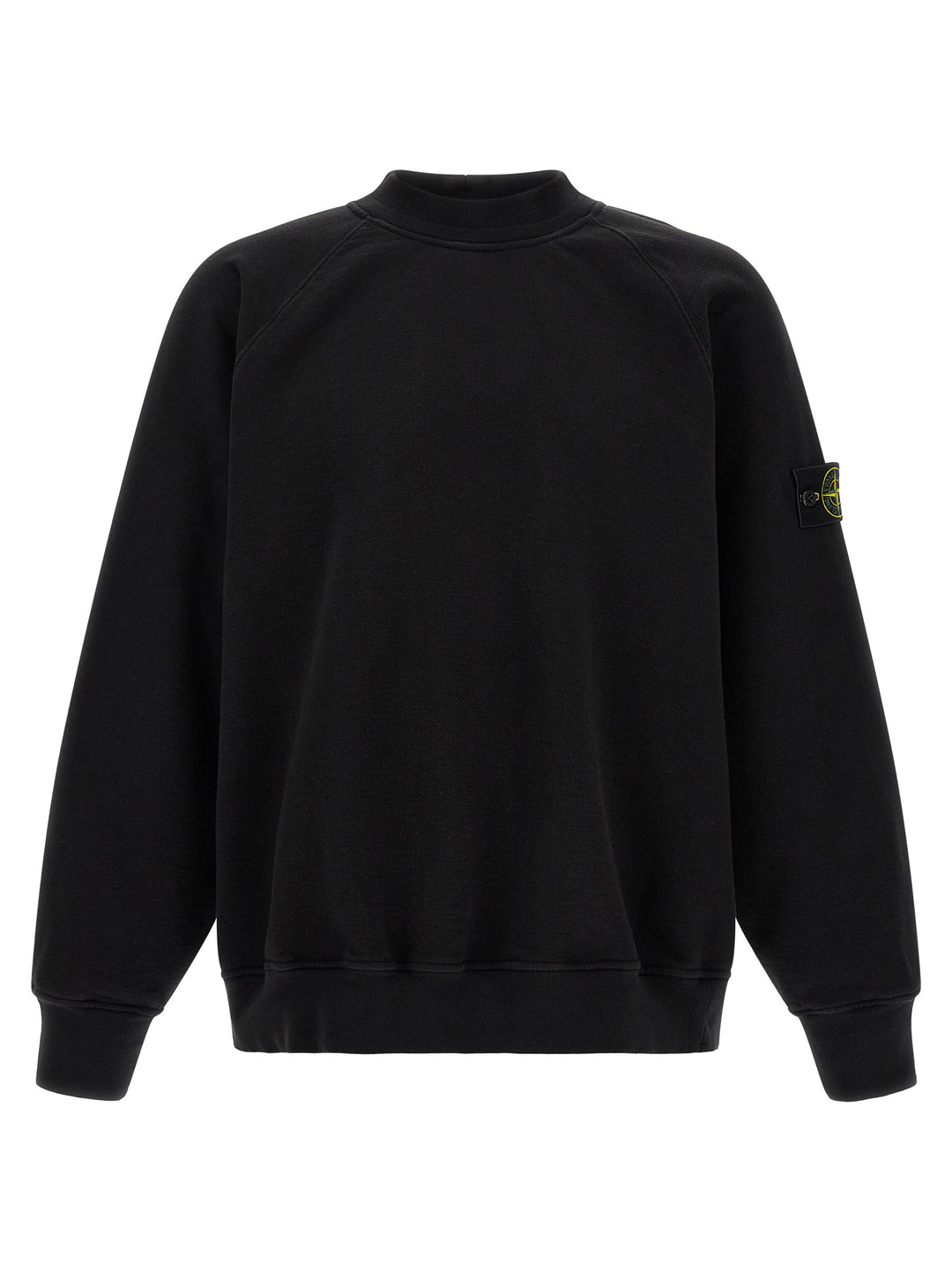 Stone Island Black Cotton Sweatshirt