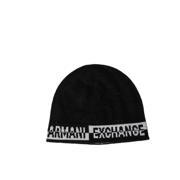 Armani Exchange Black Marabou Scarf