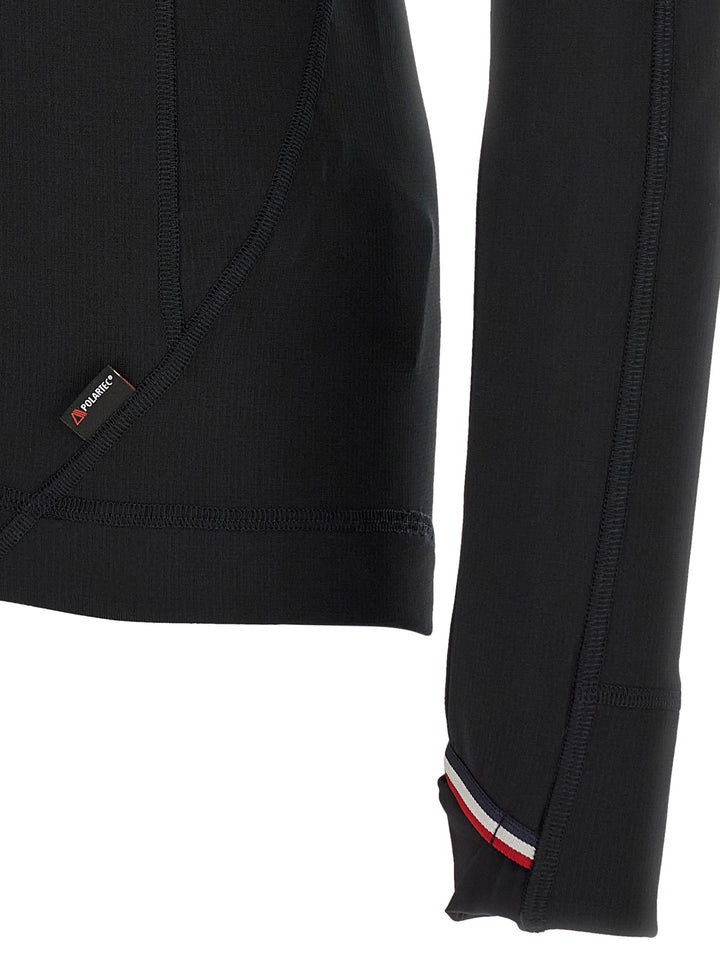 Moncler Grenoble Black Polyamide Sweatshirt