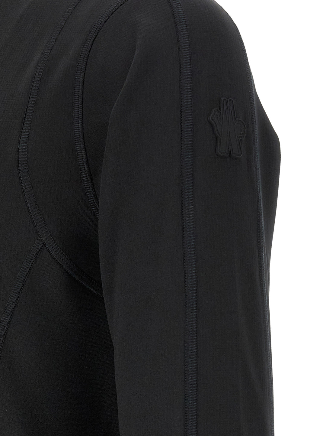 Moncler Grenoble Black Polyamide Sweatshirt