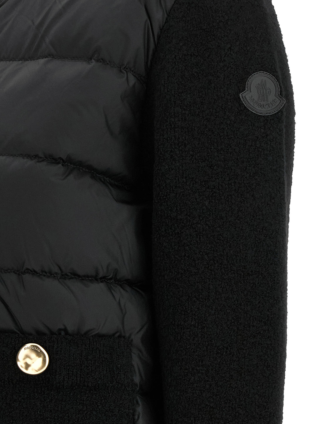 Moncler Black Polyamide Full-Length Jacket
