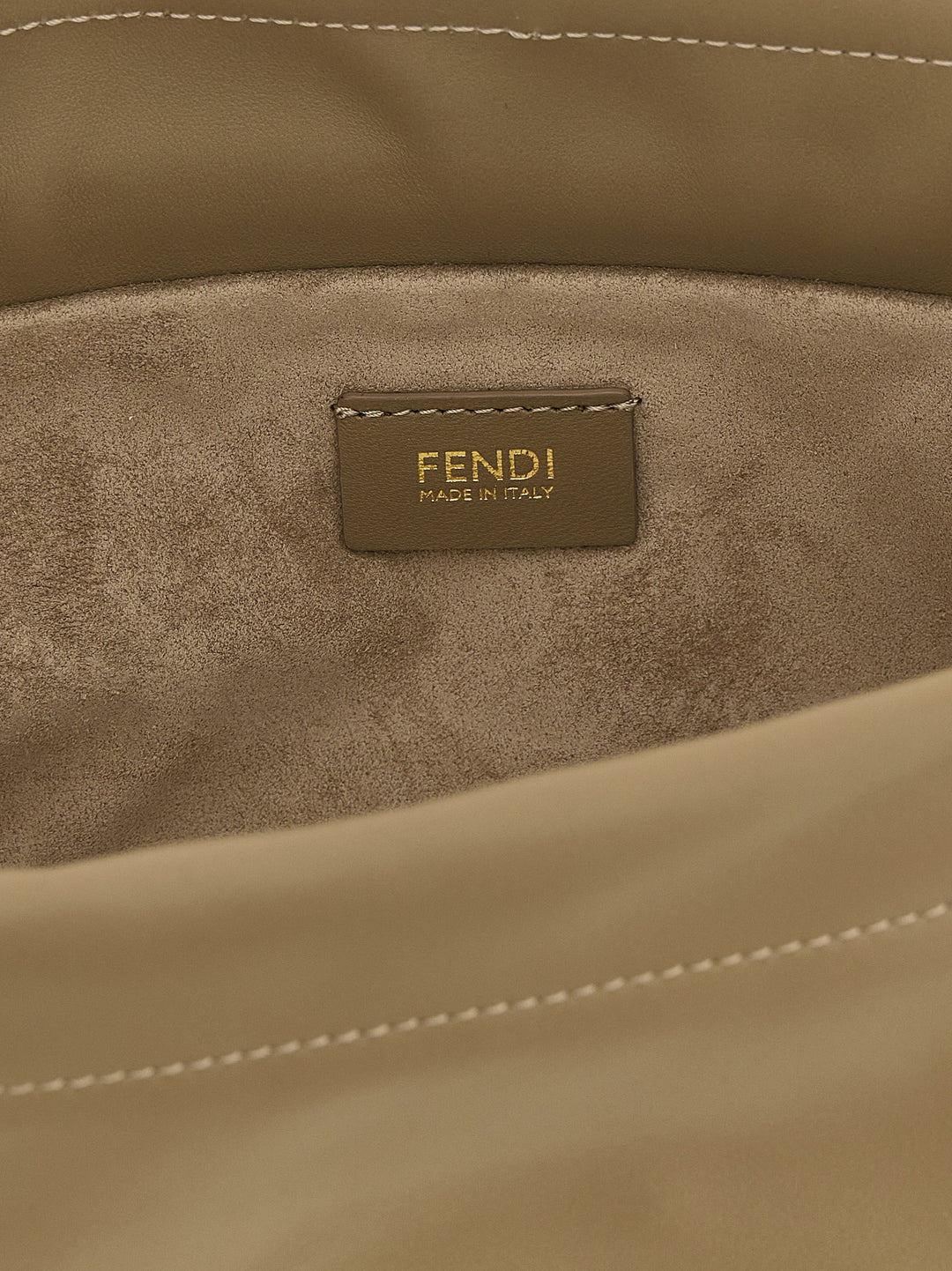 Fendi Beige Lamb Leather Handbag
