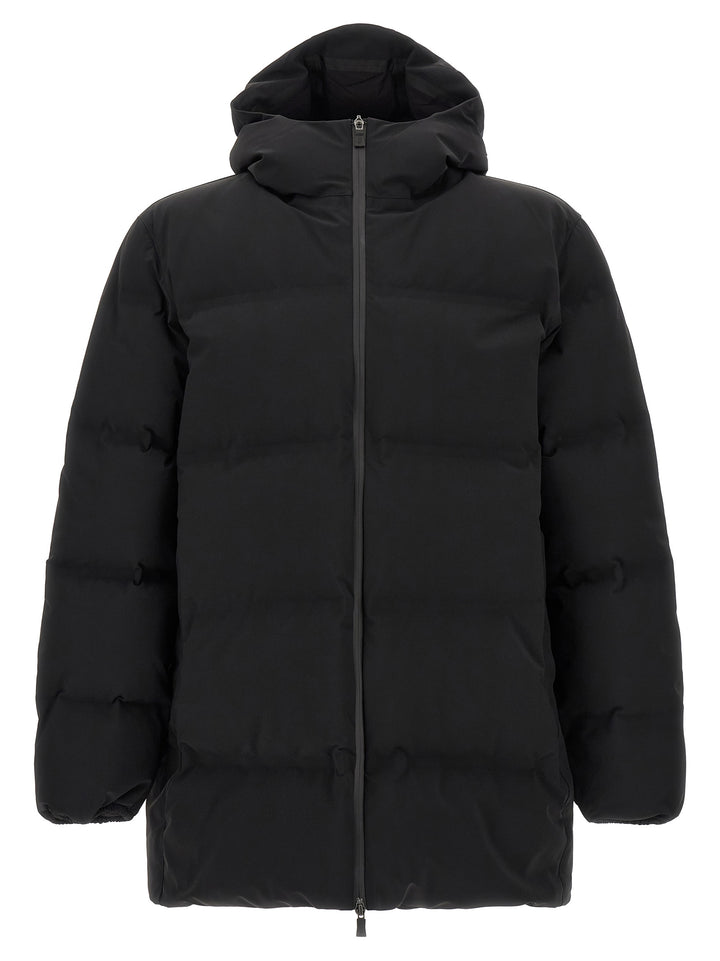 Herno Black Polyamide Full-Length Jacket