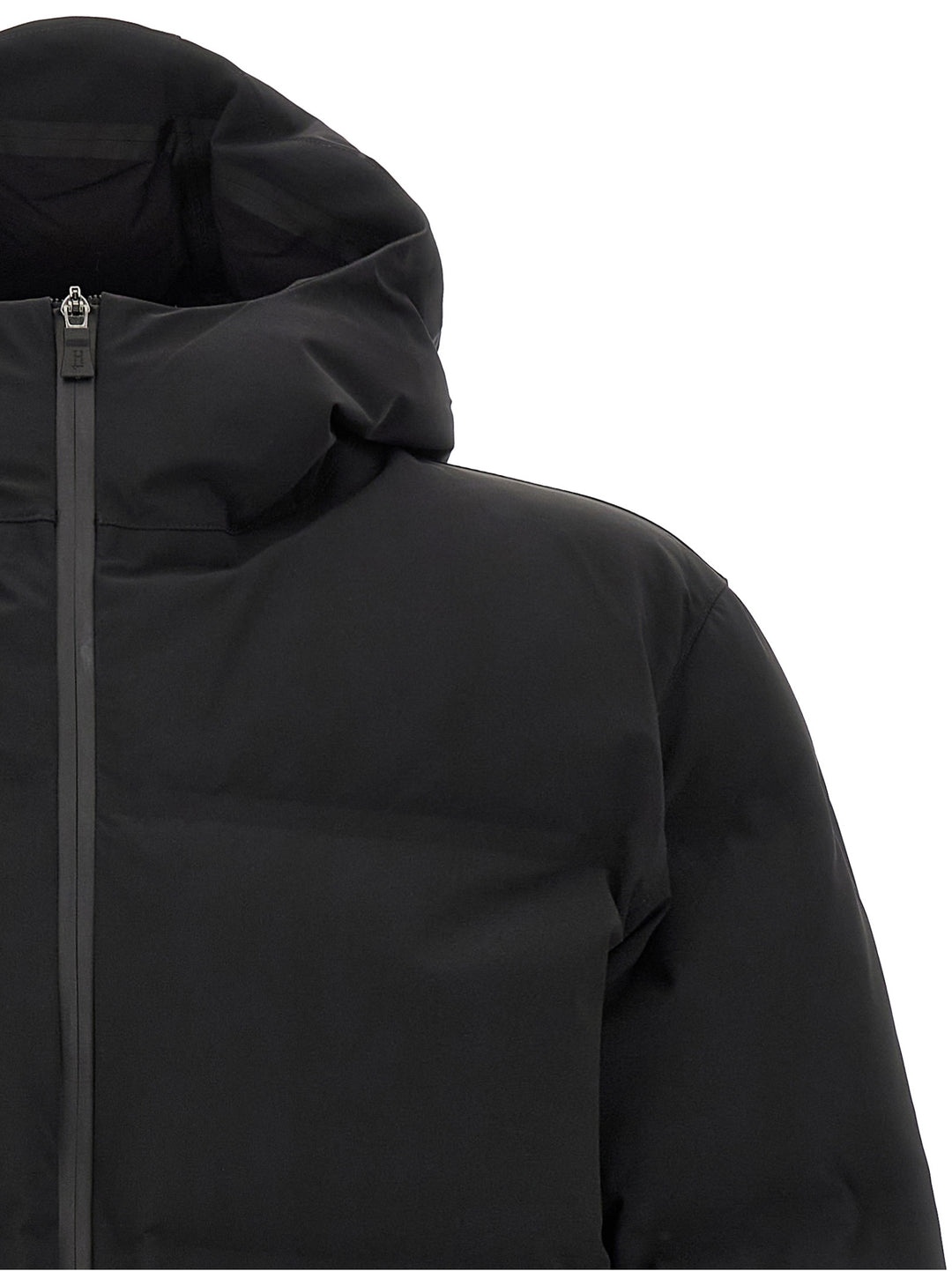 Herno Black Polyamide Full-Length Jacket