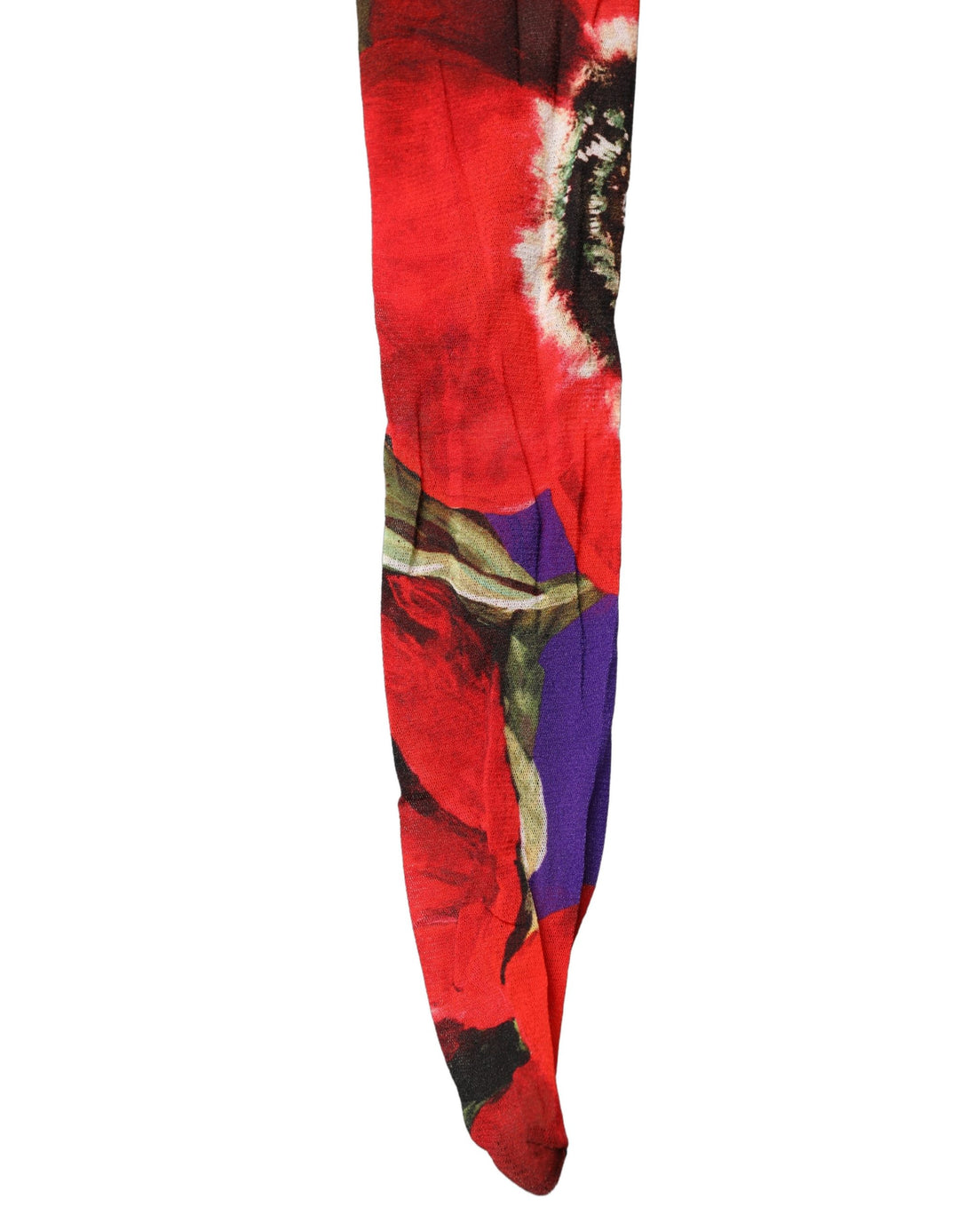 Dolce &amp; Gabbana Multicolor Floral Nylon Tights Stockings Socks