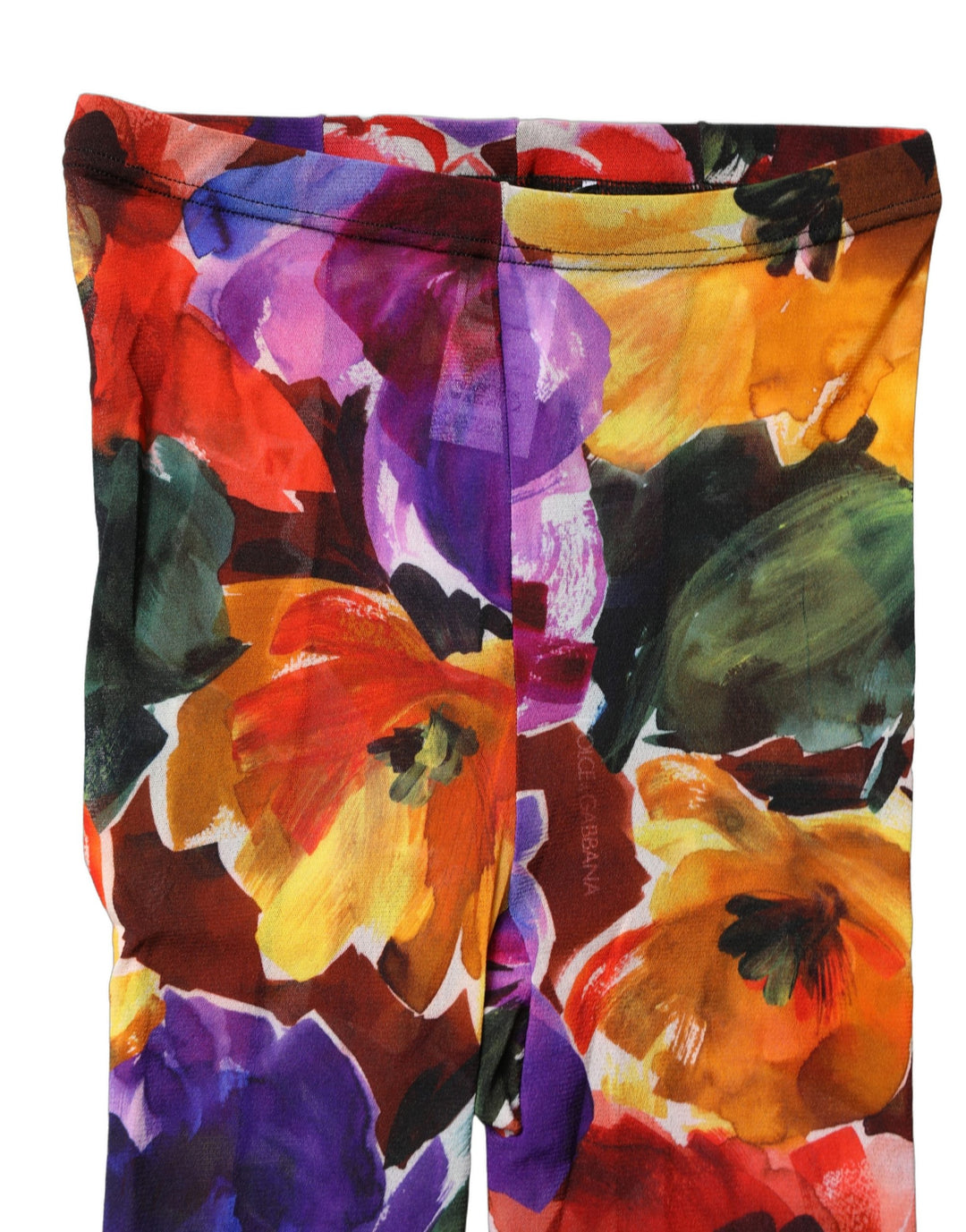 Dolce &amp; Gabbana Multicolor Floral Nylon Tights Stockings Socks