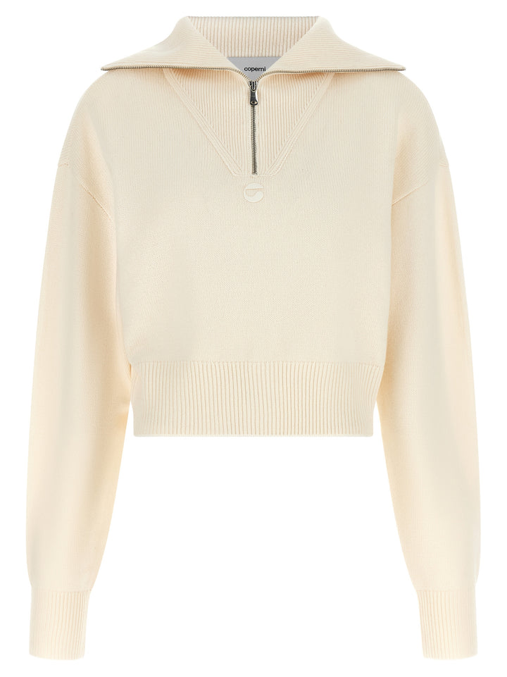 Coperni White Cashmere Cardigan