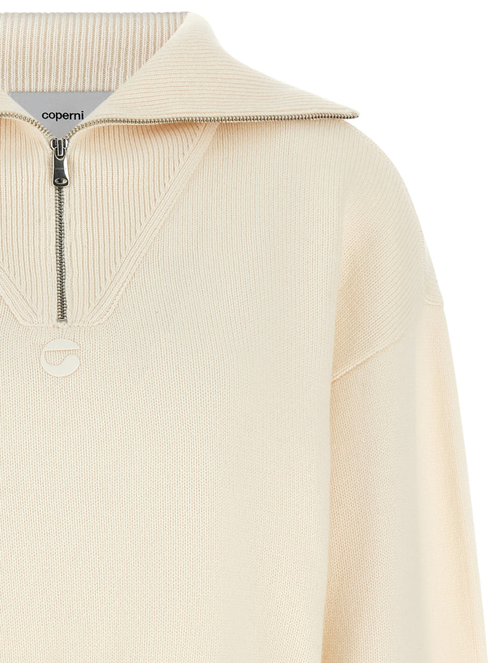 Coperni White Cashmere Cardigan