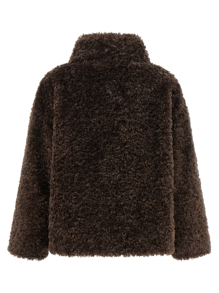 Herno Brown Polyester Full-Length Jacket