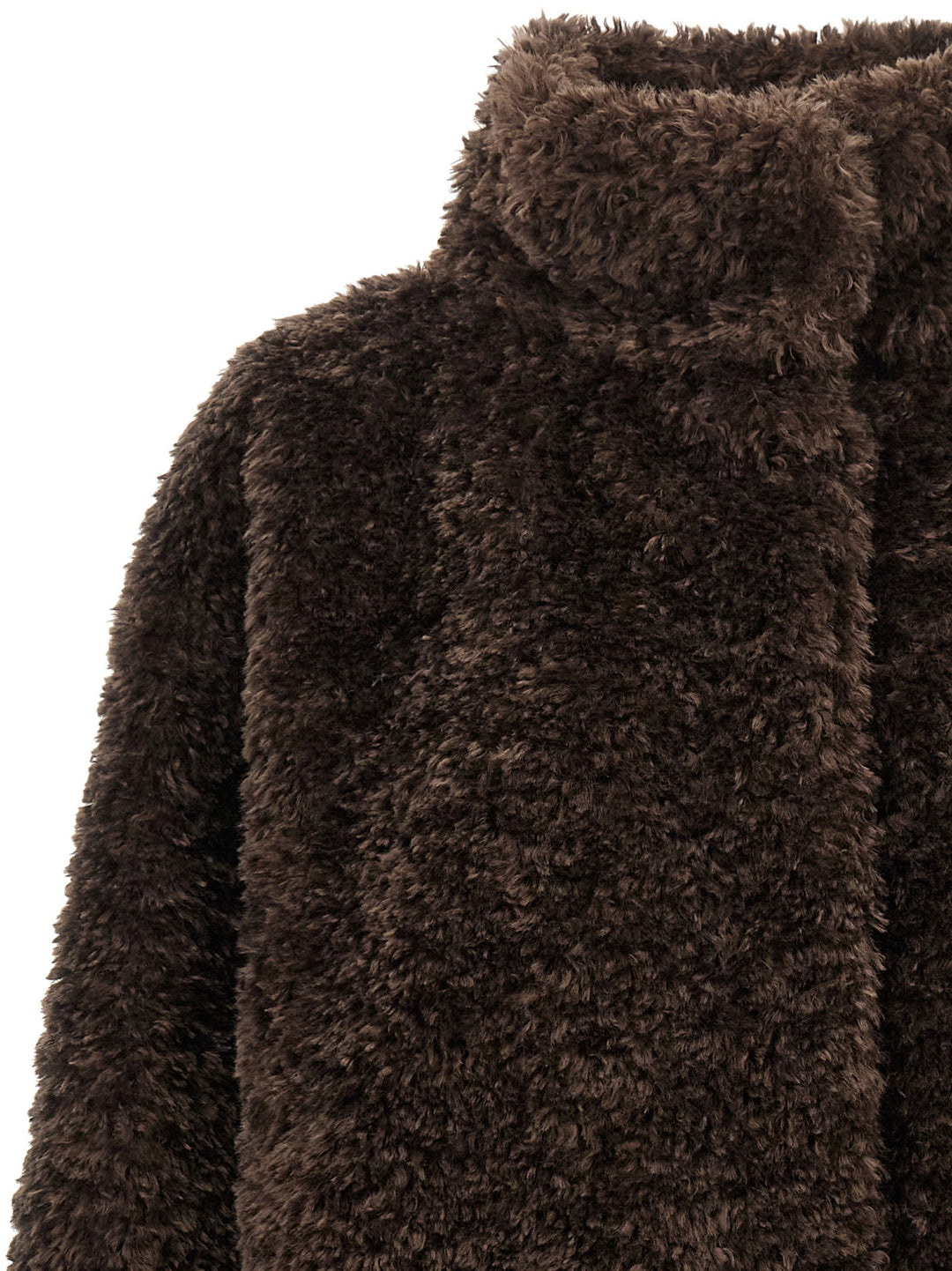 Herno Brown Polyester Full-Length Jacket