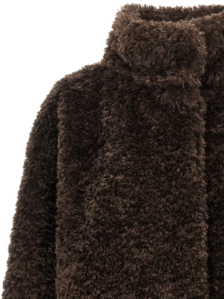 Herno Brown Polyester Full-Length Jacket