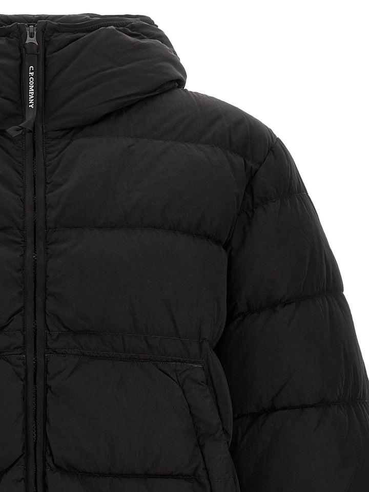 C.P. Company Black Polyamide Full-Length Jacket